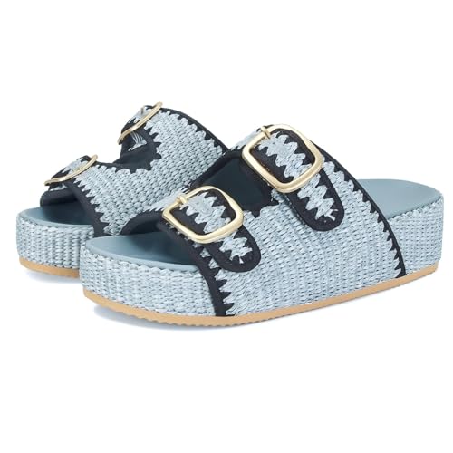 Sandales plates MICIFA pour femme à bride arrière et bout rond pour un été élégant au quotidien