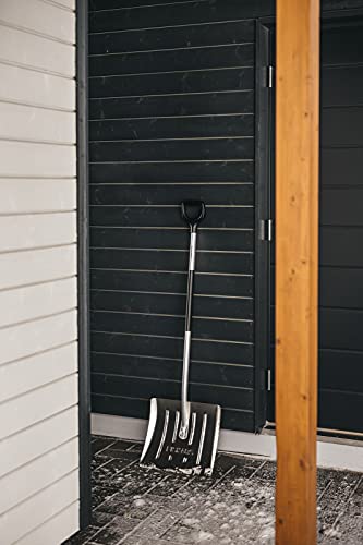 Fiskars Sneeuwschuiver voor kleine en grote hoeveelheden sneeuw, bladbreedte: 44 cm, kunststof/aluminium, zwart/zilver… - Image 5