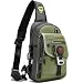 Nicgid Sling Bag Chest Shoulder Backpack Crossbody Bags for iPad Tablet Outdoor Hiking Men Women