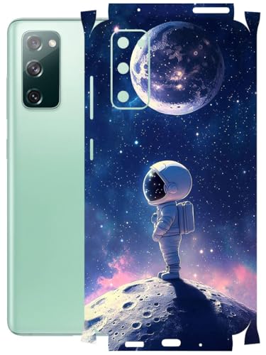 Image of AtOdds - Full Body Back Screen Guard Protector Film - Lamination Wrap Skin Sticker Compatible with Samsung Galaxy S20 FE | Scratchproof Matte Finish (Moon)