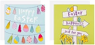 Hallmark Charity Easter Cards Pack - 10 Cards in 2 Contemporary Text Designs