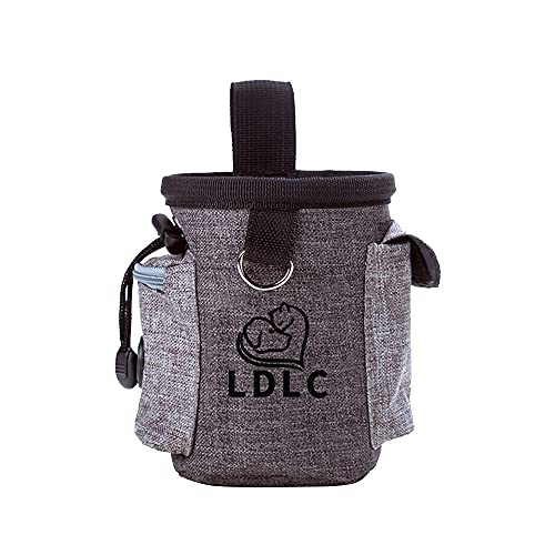 TOMOO Dog Training Treat Bags Pet Snack Bag Pouch Puppy Waist Detachable 3 Ways to Wear Easily Carries Pet Toys Kibble Treats Built-in Poop Bag Dispenser