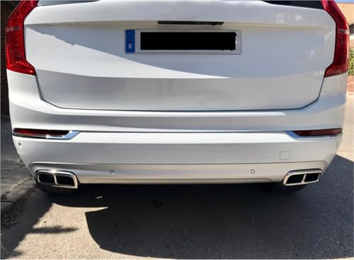 Mofle trasero para Volvo XC90 2016-2020: solucione el óxido con este embellecedor de acero 6