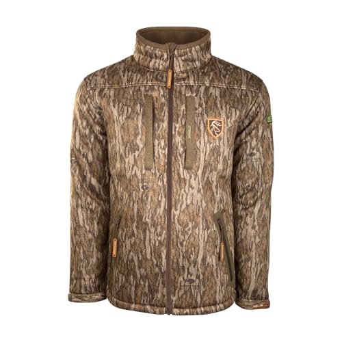 Drake Waterfowl Men's Standard Silencer Camo with Agion Full Zip Hunting Jacket