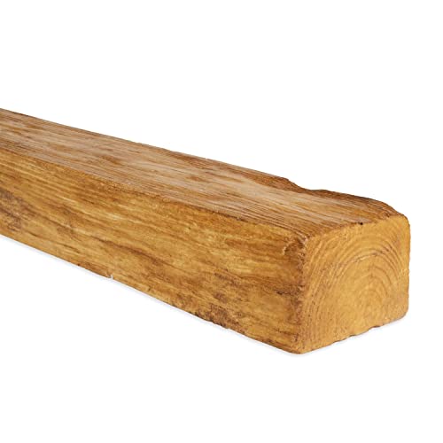 PROVISTON Travi in poliuretano, 60 x 90 x 3000 mm, poliuretano ad alta resistenza, rovere chiaro, effetto legno, travi decorative, travi da soffitto, finto legno realistico, 3 metri