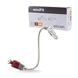 Wire for Oticon Hearing Aids, Genuine OEM MiniFit Speakers&Receivers Unit - Type 85, Size 2, Side Right(Red) - Compatible with Oticon, Bernafon, Sonic, and Philips Hearing Aid Supplies -1 PCS