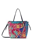 mit interner Tasche aus glattem Kunstleder