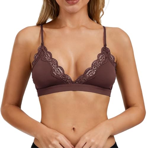Soutien-gorge sans armature anti-irritation en dentelle douce