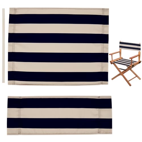 Canvas Regiestuhl Bezüge 2 Sets - Waschbare Sitzbezüge Für Regiestühle