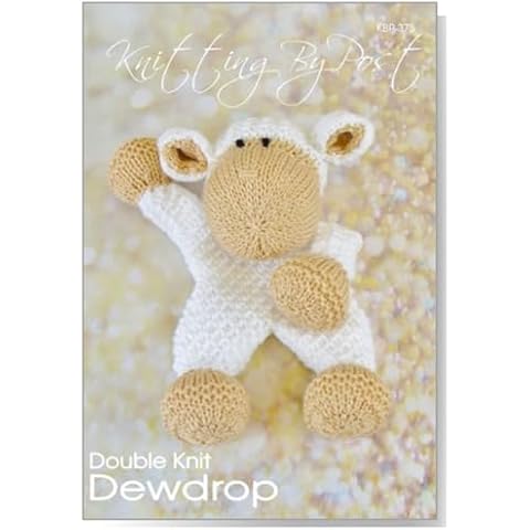 Dewdrop the Sheep Comforter Knitting Pattern Cover