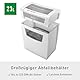 Leitz IQ Aktenvernichter Office S, 14-12 Blatt Kapazität (70-80 g/m²), TÜV+GS zertifiziert, Partikelschnitt, Sicherheitsstufe P4, Besonders leise, 23L Behälter, Schredder für Büro, Weiß, 80990000