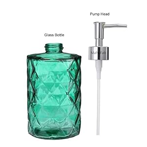 Mahi Fab Unbreakable Liquid Soap/Liquid/Shampoo/Hand wash/Sanitizer/Lotion Dispenser Bottle for Kitchen, Wash-Basin and Bathroom 350 ml Dispenser Made of Diamond Cut Glass(Pack of 1 , Multicolor), Glass Mahi Fab Unbreakable Liquid Soap/Liquid/Shampoo/Hand wash/Sanitizer/Lotion Dispenser Bottle for Kitchen, Wash-Basin and Bathroom 350 ml Dispenser Made of Diamond Cut Glass(Pack of 1 , Multicolor), Glass