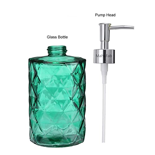 Mahi-Fab-Unbreakable-Liquid-SoapLiquidShampooHand-washSanitizerLotion-Dispenser-Bottle-for-Kitchen-Wash-Basin-and-Bathroom-350-ml-Dispenser-Made-of-Diamond-Cut-GlassPack-of-1-Multicolor-Glass Mahi Fab Unbreakable Liquid Soap/Liquid/Shampoo/Hand wash/Sanitizer/Lotion Dispenser Bottle for Kitchen, Wash-Basin and Bathroom 350 ml Dispenser Made of Diamond Cut Glass(Pack of 1 , Multicolor), Glass