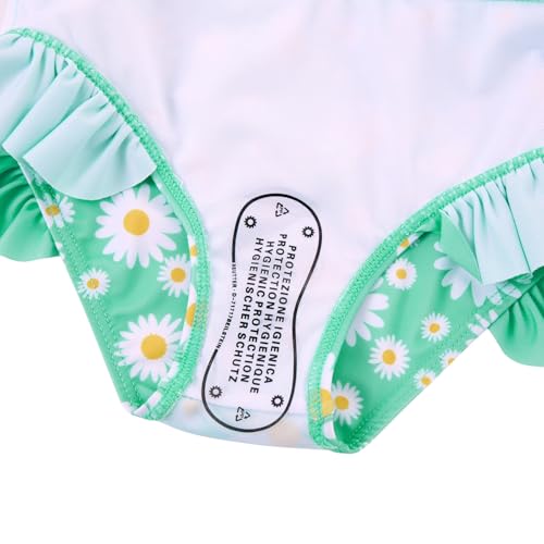 Image of Girls Swimsuit One-piece Bikini Set Two Sets Matching Bathing Suits 2-6T Adjustable Strap Summer Beach