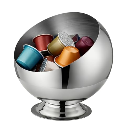 shoxil Silver Metal Pod Container