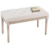 Yusong Upholstered Bench,Bedroom Bench for End of Bed,Piano Bench Dining Bench Entryway Shoe Bench w