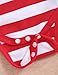 Perdeca Baby Boy Striped Top Print Jumpsuit and Hat - My First Christmas Outfit