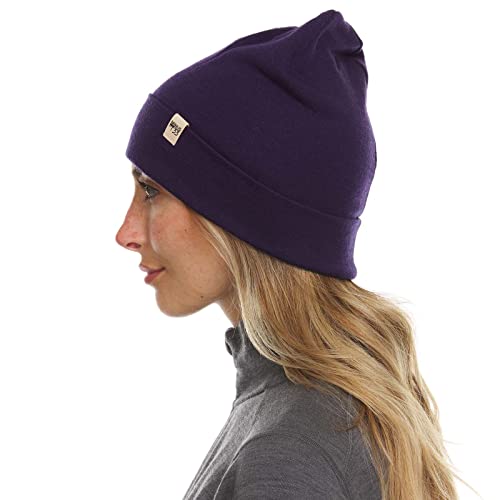 Image of 100% Merino Wool Cuff Beanie - Warm Winter Hat - Novelty Beanie - Toque