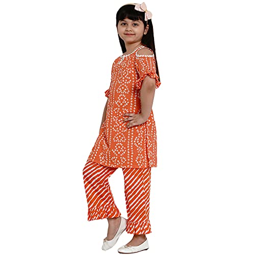 Image of Bitiya By Bhama Girl's Cotton Regular Kurta Sets