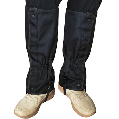 Hiking Gaiters for Men Women Waterproof and Breathable Durable Leg Gaiters for Hunting Snow and Outdoor Trekking Adjustable Gators for Boots with Reinforced Straps