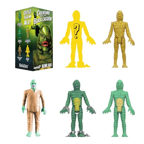 Image of Super7 Creature from the Black Lagoon Blind Box Flat - (12 Pack) 3.75 inch Universal Monsters Action Figures - Classic Horror Movie Collectibles and Retro Toys