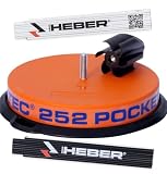 Kabelabroller Litec® L252 pocket, Nutzlast: 190 kg Gerätedurchmesser: ca. 25 cm, Randhöhe: ca. 50 mm. Inklusive Premium Der Heber® Zollstock.