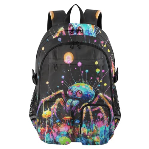 Mochila de araña escolar y de viaje para ordenadores de 17.5 pulgadas