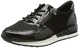 Atmungsaktives Sportfutter Remonte Damen R2532 Sneaker, Black/schwarz/schwarz/schwarz / 02, 41 EU