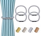 【Amplia Aplicación】 Se puede utilizar como corbata para cortinas, cortinas de puertas, cortinas de ducha, adecuado para hogares, oficinas, hoteles, restaurantes y otros lugares.