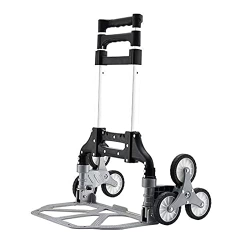 Carretilla plegable portátil con ruedas de goma 70kg miniatura 1