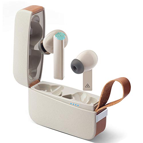 True Wireless Earbuds Bluetooth 5.0 Headphones with Mic, Type-C Charging Case Touch Control Earphones Work w/iOS Android TV Pad Computer Laptop for Listening Podcast Music, Gamer Gifts for Christmas True Wireless Earbuds Bluetooth 5.0 Headphones with Mic, Type-C Charging Case Touch Control Earphones Work w/iOS Android TV Pad Computer Laptop for Listening Podcast Music, Gamer Gifts for Christmas