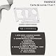 PARENCE.- Multifunktions-Überlebenskarte mit 11 Funktionen - 11 in 1 Edelstahl-Überlebenskarte/Messer, Flaschenöffner, Boxöffner, Flachschraubendreher, Schraubenschlüssel usw
