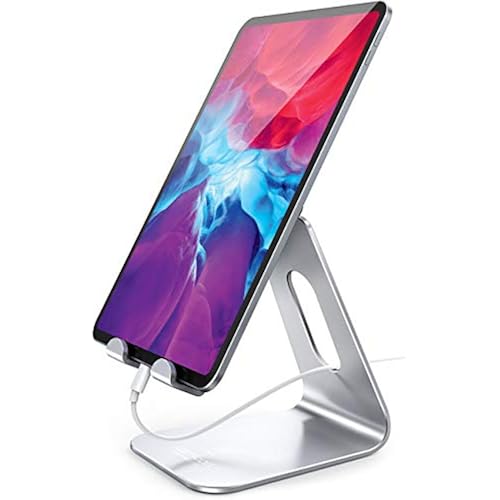 Lamicall Tablet Stand Holder for Desk - Adjustable Stand for 4-13" Tablets