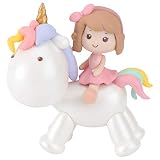 TENDYCOCO 1pc Unicorn Cake Ornament Lovely Baking Dessert Decor Birthday Party Supply