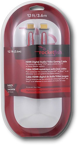Rocketfish™ - HDMI Digital Audio/Video Gaming Cable for PlayStation 3