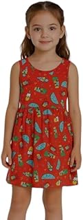 فستان بطيخي للبنات من بيرفيكت فاشن