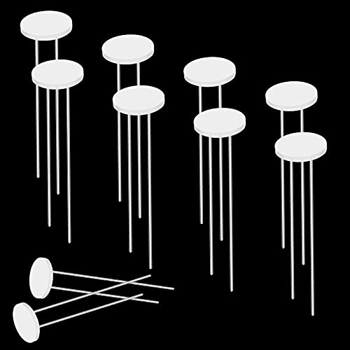 Ceramic Coil 1.25 mm Thickness Replacement Part Ceramic Coil Ceramic Heating Plate for Repair Kit, 11 mm in Diameter (8)