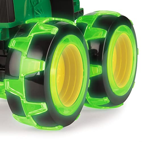 image for TOMY Monster Treads Lightning Wheels - John Deere Tractor - Motion Act