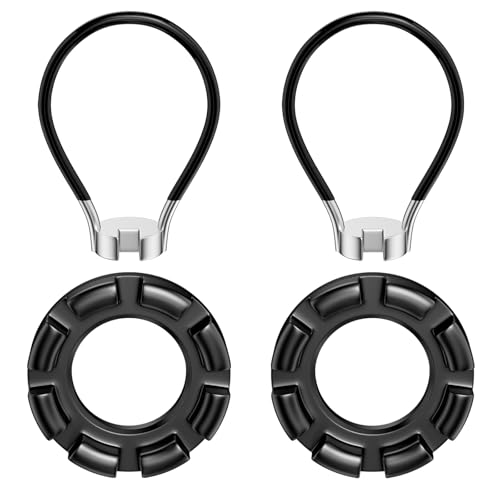 Lixiluxia 4 Pezzi Tiraraggi Bici Universale, Bicicletta Chiave Tiraraggi, Chiave per Raggi, 6 in 1 Tira Raggi Regolazione dei Cerchioni, per Regolare i Cerchi di Biciclette 10-15 con 8 Tacche