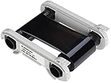 Evolis Colour Ribbon, Black Monochrome, RCT023NAA (Monochrome for up to 2000 Cards, for Primacy, Zenius, Elypso)
