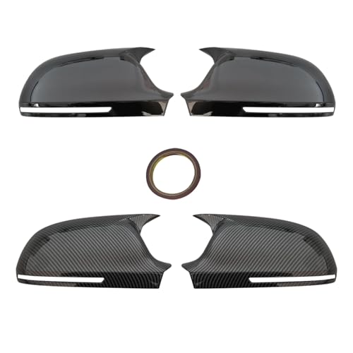 Bouchons rétroviseur Audi A4 A3 A5 aspect carbone finition premium - 5