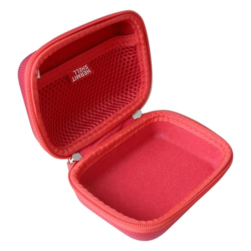 Hermitshell Hard Travel Case for JBL Go 4 - Ultra-Portable Bluetooth Speaker (Red, Case for JBL GO 4)