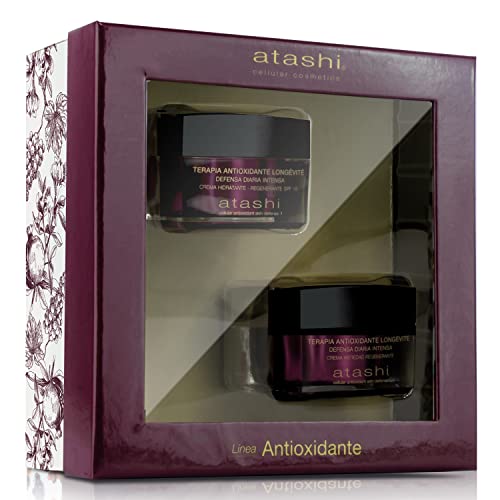 atashi | Cofre de Belleza | Ritual Antioxidante Hidratante Día + Crema Antiedad Cover