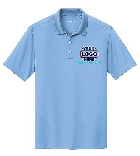 Personalized Polo Shirt with Embroidered Logo and Text, Custom Golf or Work Polo Shirt, Moisture Wicking Fabric, Breathable Material, Ideal for Business, Teams, Uniforms, Gifts2