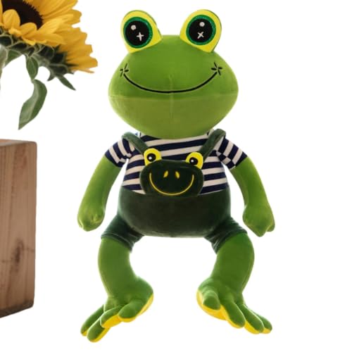 Peluche de rana de tela tierno como regalo de cumpleaños original