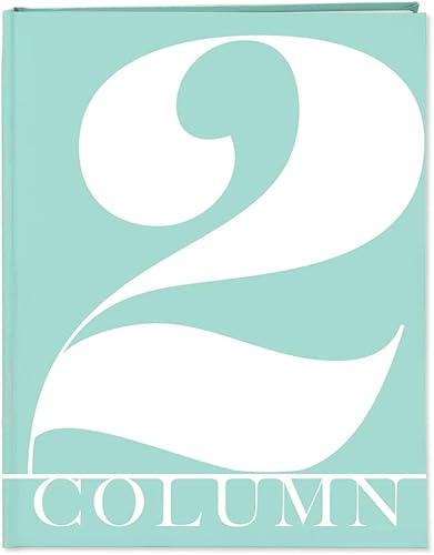 Miniatura 10 de BookFactory Libro de registro de 12 columnascuaderno de registro columnar (formato de libro columnar de 12 doce columnas) - 100 páginas, 8.5 x 11