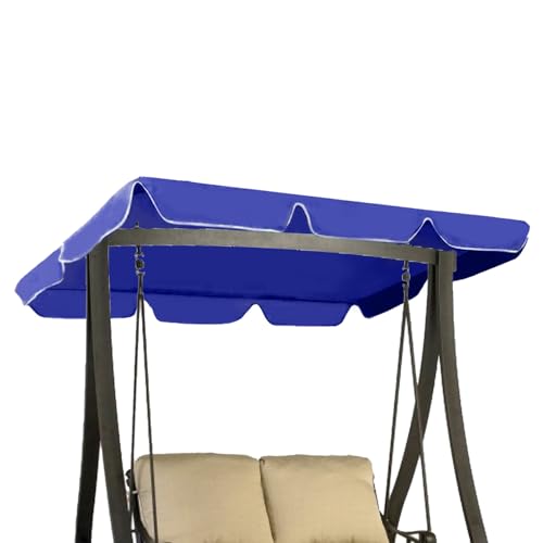Hollywoodgunga takskydd 195 x 125 cm vattentät | universellt reservtak trädgårdsgunga 3-sitsig | UV 50 gunga tak ersättningsöverdrag