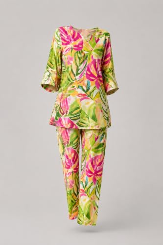 Image of RANGRIKA.in Co-ord Set for Women Stylish | Kurta Set for | Short Kurti with Palazzo | Ethnic Jaipuri Kurti Set | Kurti Palazzo Set | Salwar Suit
