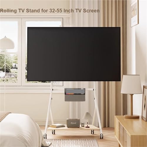 Soporte móvil para TV con ruedas ajustable 32-55 pulg. miniatura 4