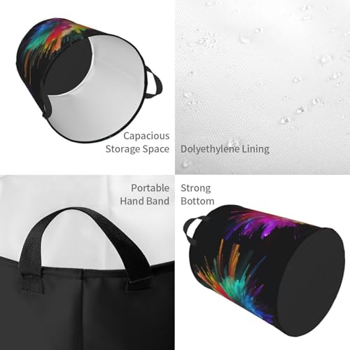 Panier à linge autonome Color Explosion pliable contre le désordre - 5